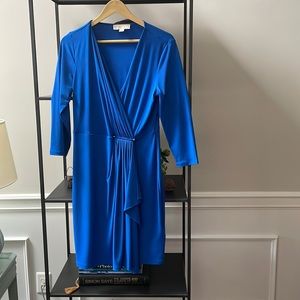 Michael Kors blue dress.